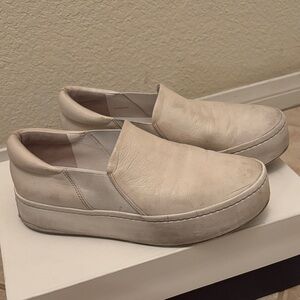 Vince Women's Cream Slip-On Sneakers